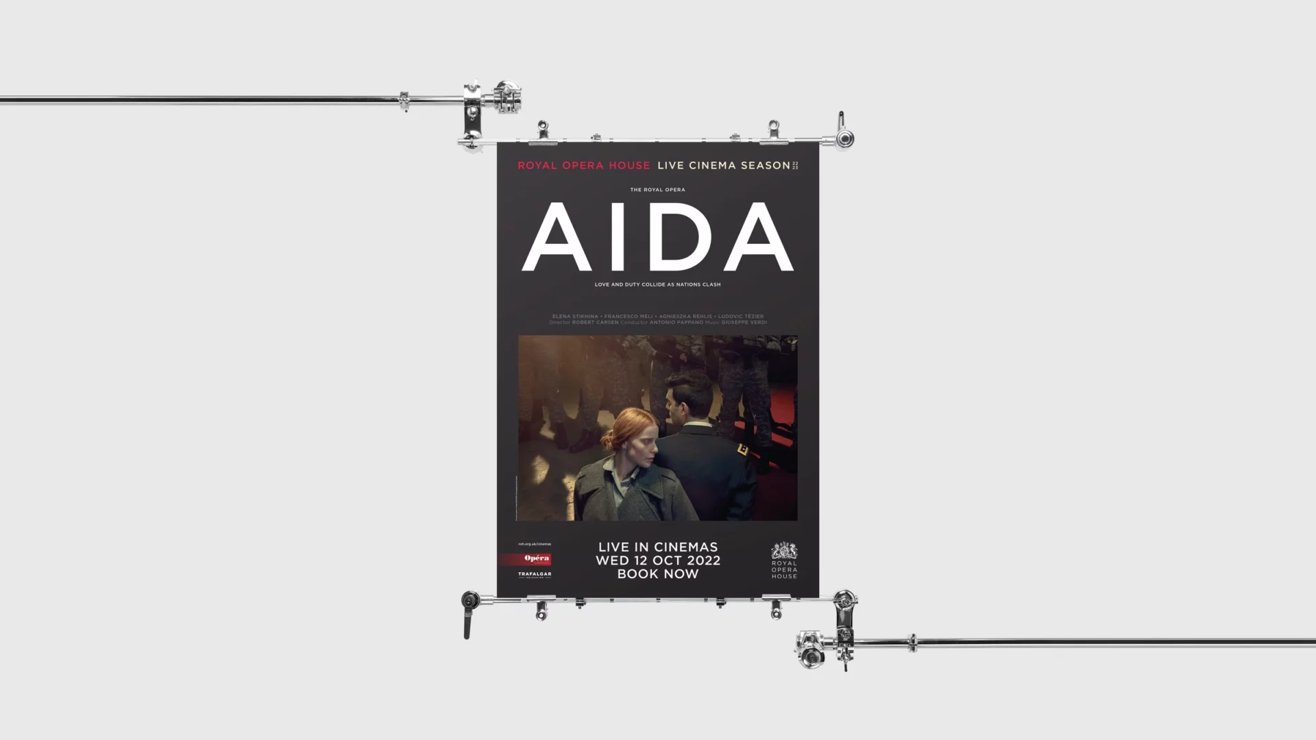 Affiche Aïda, Royal Opera House au cinéma, saison 2022-2023