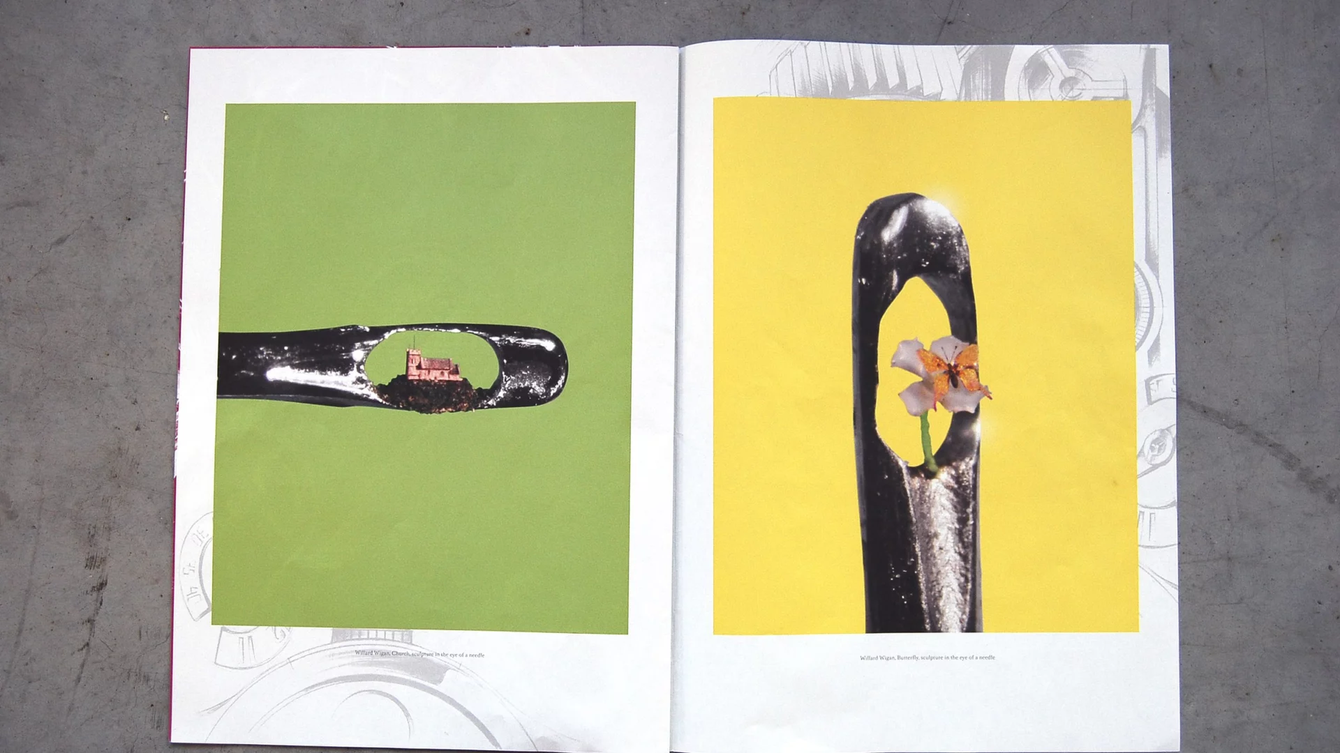 Micro-sculptures de Willard Wigan dans le chas d’une aiguille